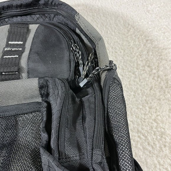 TARGUS Laptop Backpack Book bag Travel School Go Bag Straps Black Full Zip - Picture 5 of 10